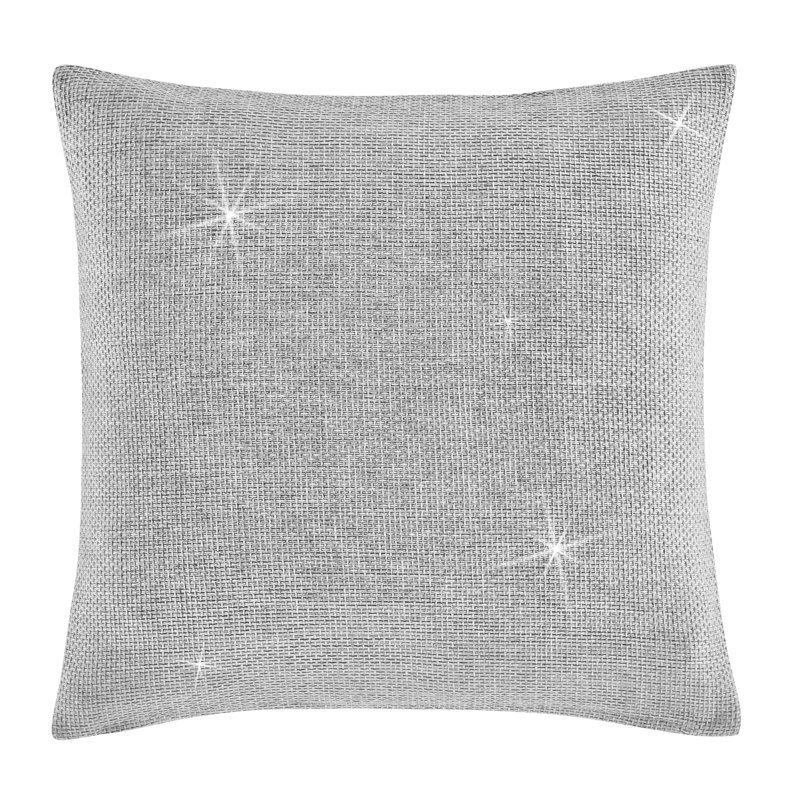 Glamour Weave Cushion Cover, Silver