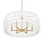 Lustre Ellie moderne avec corde en raphia blanc blanchi-776447601-776447602