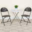 Plastic Fan Back Folding Chair-99620368
