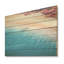 Tropical Beach, vue aérienne des vagues II - plage et océan sur bois-249681099
