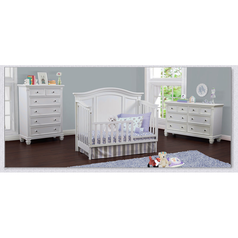 Commode 6 tiroirs Glendale en blanc pur, solution de rangement spacieuse et élégante pour les chambres à coucher modernes et les espaces de vie.