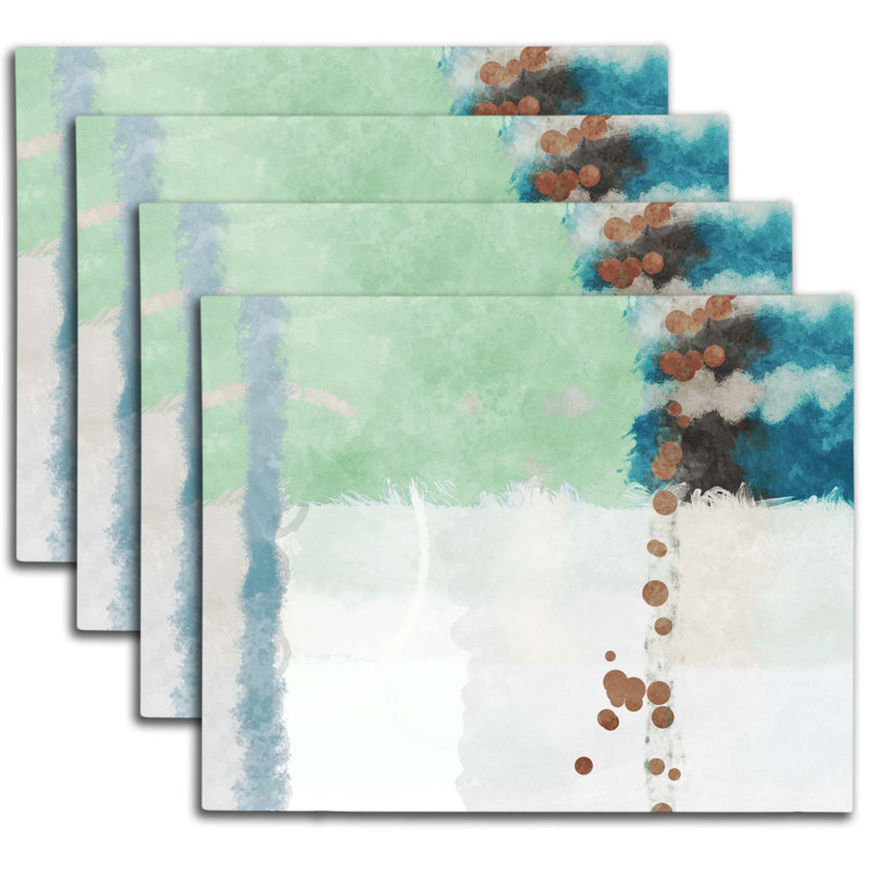 Napperon abstrait en polyester