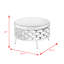 Repose-pieds rond avec rangement Cristen-567905242