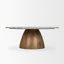 Table basse ronde en marbre véritable 42 po Mellonia