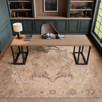 Tapis vintage lavable à la machine Heriberto