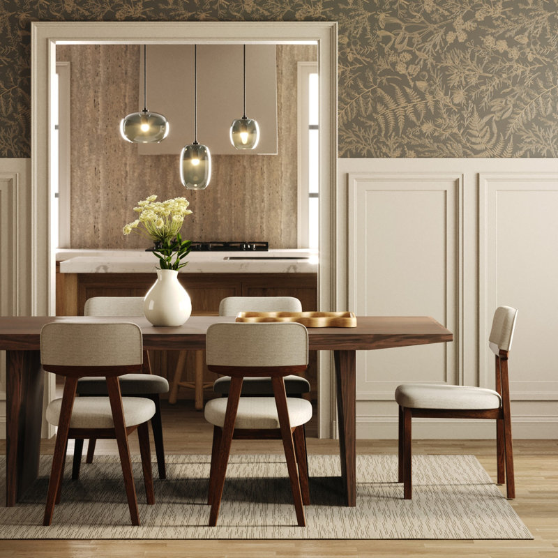 Grimshaw Lazaro Solid Wood Dining Chair
