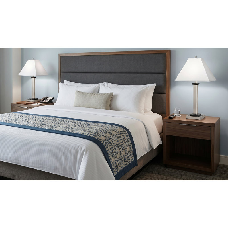 Ensemble de lampe de table 28 "à poteau carré avec sortie