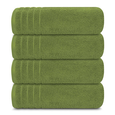100% Cotton, 4 piece Towel set (4 x Bath Towels) 76x152, 450GSM
