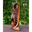 Sculpture de dragon en bois fabriqué à la main en forme de dragon à la main cadeau Art décoratif Figurine décorative décorative sculptée à la main-1401003873