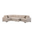 Canapé modulaire rembourré en U de 149 po Modern Modern-106027096
