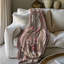 Enchanting Pink Café - couverture sherpa de qualité supérieure 1 pièce - reproduction d'art luxueuse-97620947