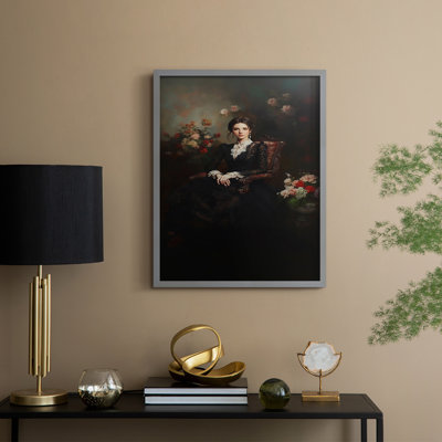 Reproduction encadrée WOMEN Series CCXLV III - bois massif