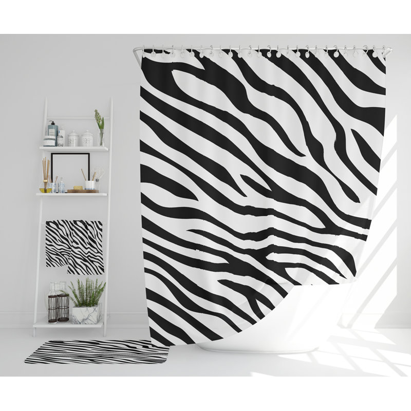 Navianna Polyester Shower Curtain Set