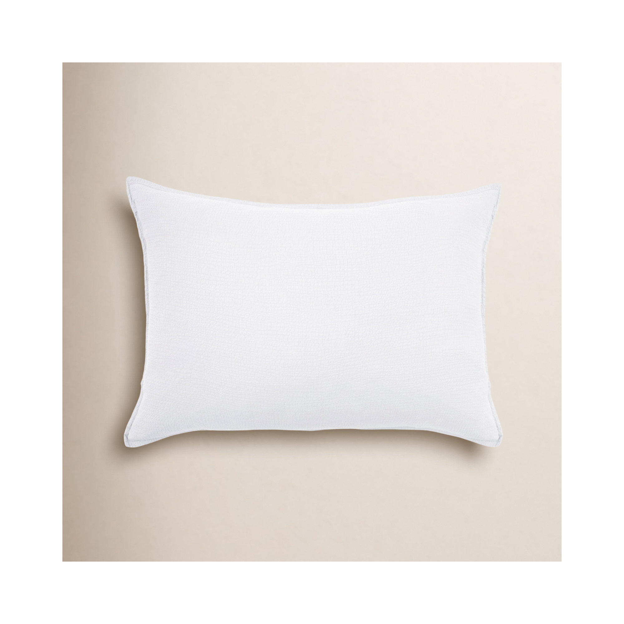 Waverly Cotton Lumbar Throw Pillow, White