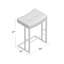 Tabouret de bar 26 po Bernadetta-2011503547