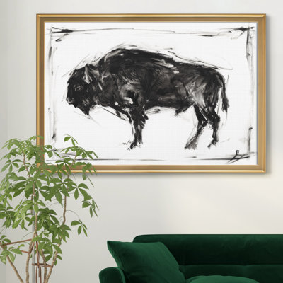 " Dynamic Bison II " Painting Print