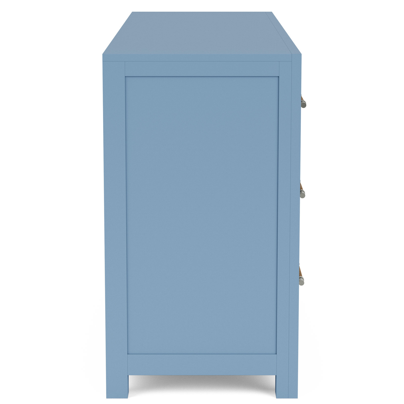 Lana 66" Pine Double Dresser, Blue
