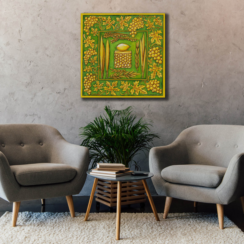 Art mural sur toile Red Barrel Studio® «Year juif» par Andrea Strongwater, H 37 po x l 37 po x P 1,5 po