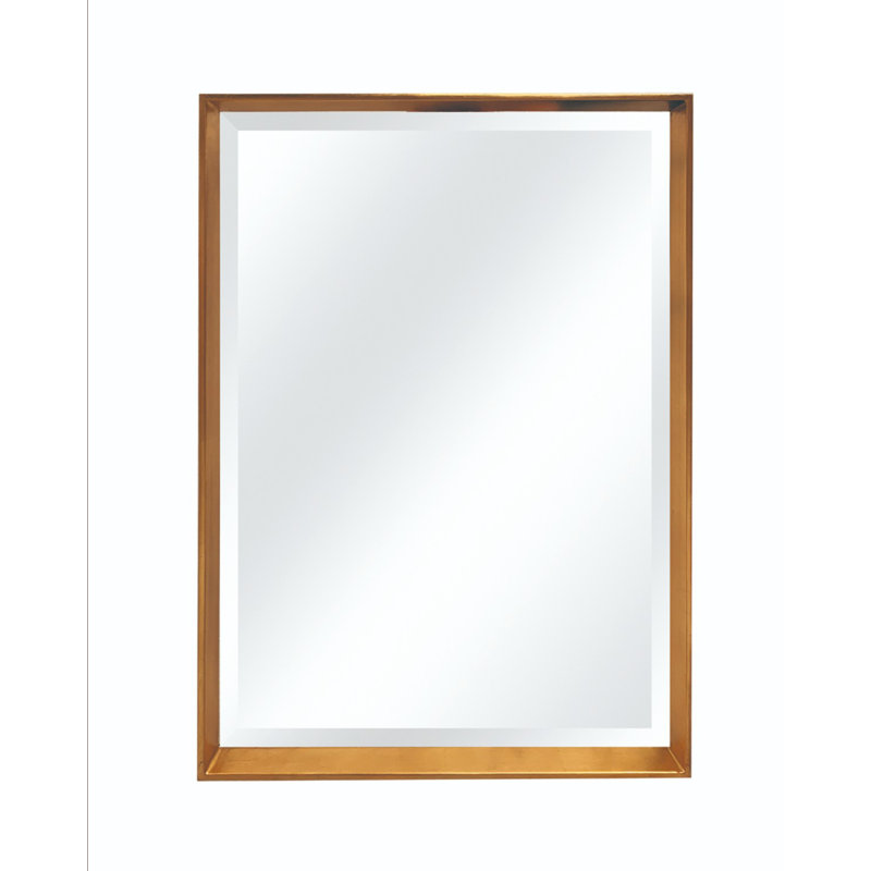 Miroir d'appoint Kayal, 30,7 po x 20,5 po, Doré