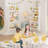 Albertson 43.7'' H X 22.8'' W Kids Floating Bookshelf, Nursery Bookshelf for Toddler Room, White-1205002785