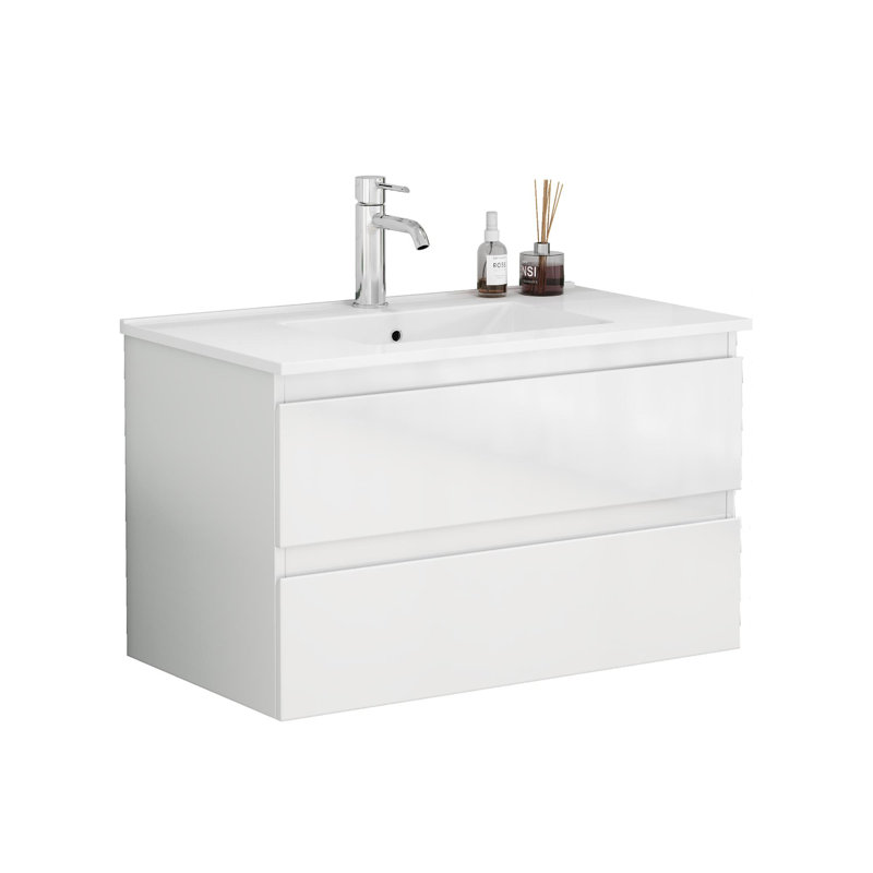 Meuble-lavabo de salle de bain avec lavabo, 32"