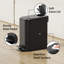 Poubelle de salle de bain 1,6 gallon - Couvercle à fermeture en douceur, pédale, doublure intérieure amovible, poubelle en acier inoxydable pour salle de bain, chambre à coucher, bureau (noir)-129874003