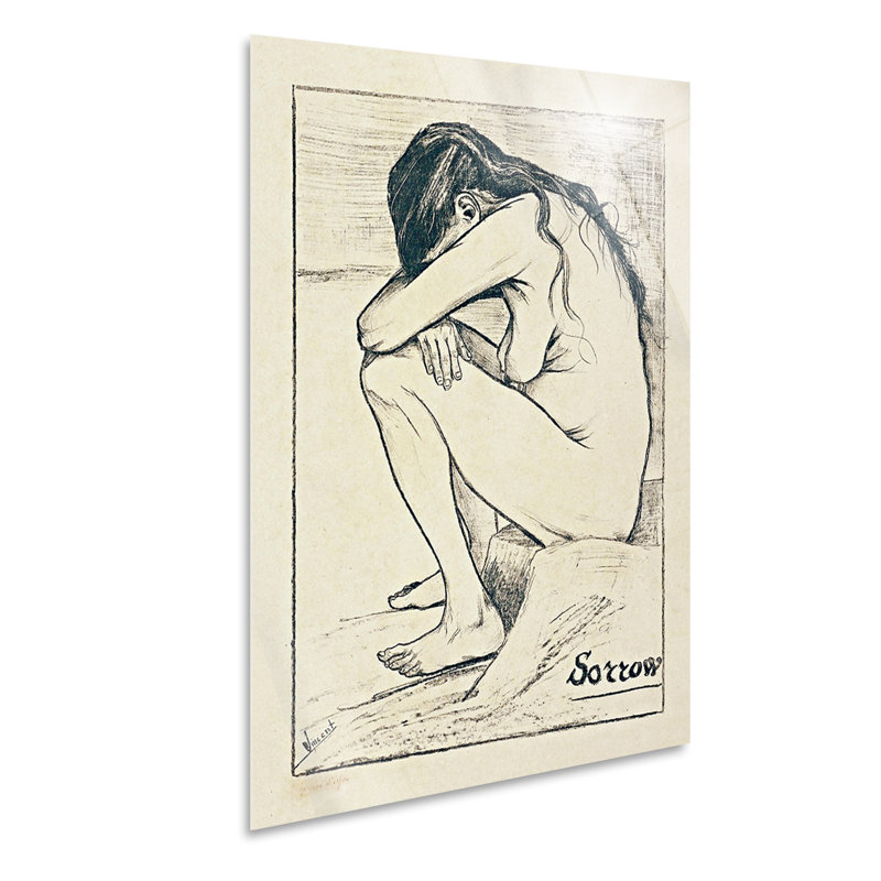 Sadness by Vincent Van Gogh - No Frame Painting on Plastic / Acrylic, 95cm H x 65cm W