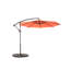 Best Choice Products 10Ft Offset Hanging Market Patio Umbrella W/Easy Tilt Adjustment, Polyester Shade, 8 Ribs For Backyard, Poolside   - (Orange )(No Base)-1312886644