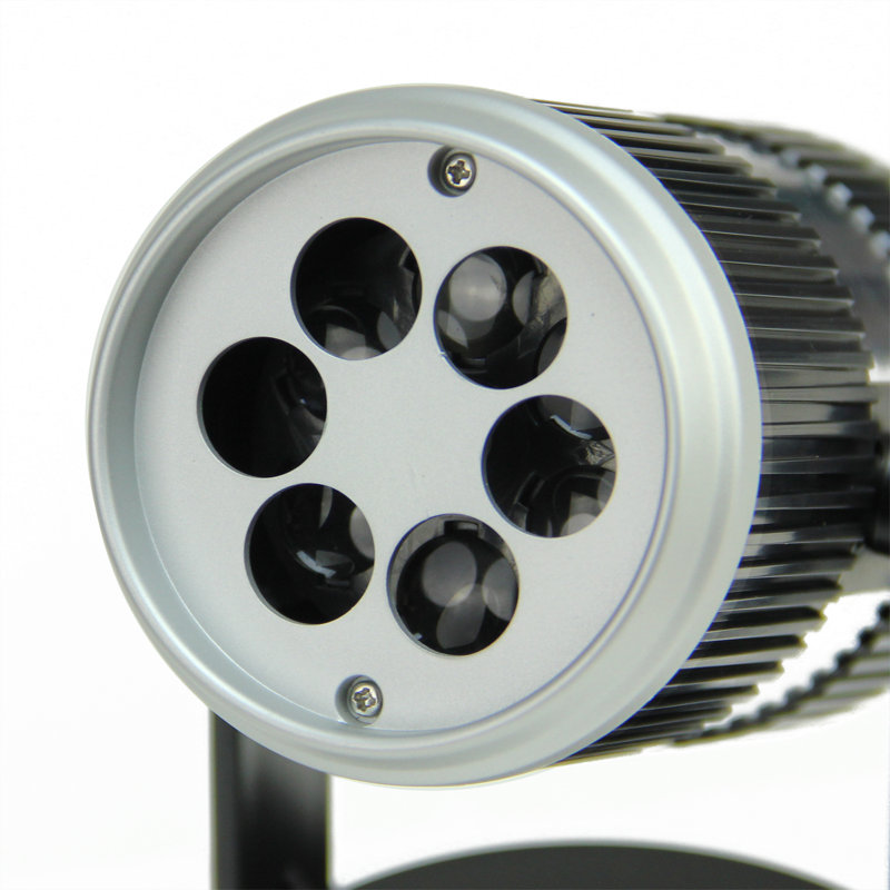Mini-projecteur à DEL de Noël activé par le son avec support
