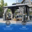 12 pi. L 10 pi. D Pavillon de jardin en aluminium