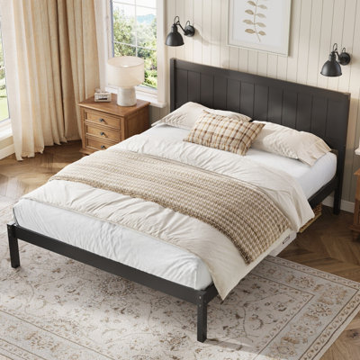 Platform Bed Frame with Headboard