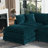 Comfy L Shaped Modular Coush Loveseat Sofa With 1 Ottoman-676241530