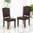 Classic Rubber Wood Dining Chair With Leather Cushion - Sturdy & Comfortable Seating