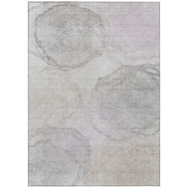 Machine Washable Indoor/Outdoor Chantille ACN2443 Casual Rug, 8' x 10', Beige