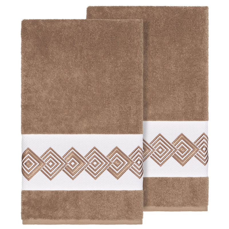 Ensemble de serviettes de bain 2 pièces Noah, Latte