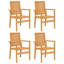 Dilmurat 4 -Person Solid Wood Dining Set