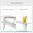 Outdoor Adirondack Chair Set Weather Resistant Solid Cedar Wood Foldable Patio Chair (Set of 2)-939147813