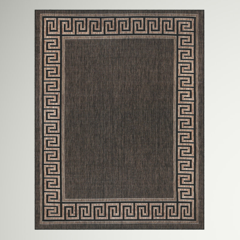 Tapis intérieur / extérieur Abrahams, Rectangle 8 pi 9 po x 12 pi 2 po