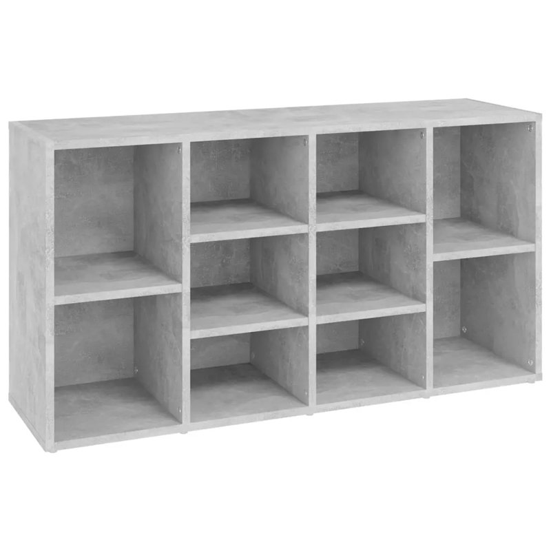 10 Pair Shoe Storage, Light Grey
