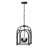 Four-Light Metal Birdcage-Style Pendant Lamp