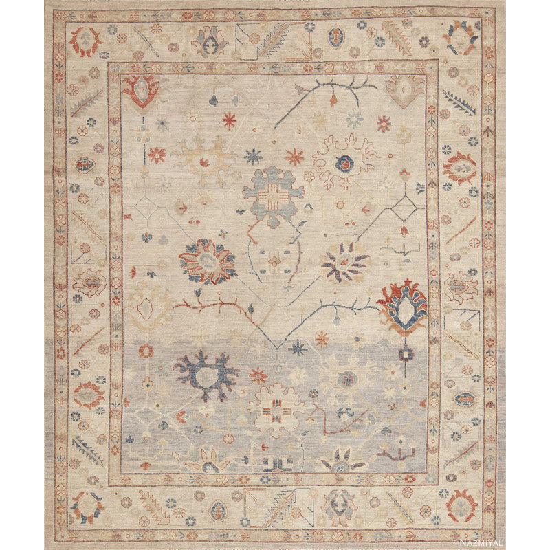 One-of-a-Kind 8'4" X 9'11" Hand Knotted Area Rug