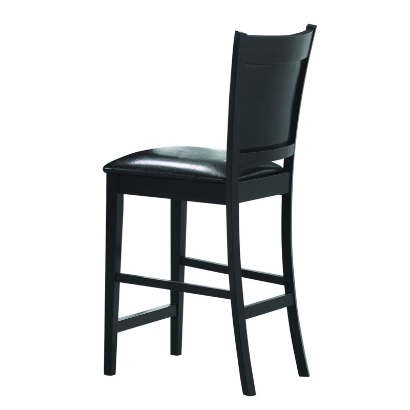 Carnuel Upholstered Faux Leather Counter Stool