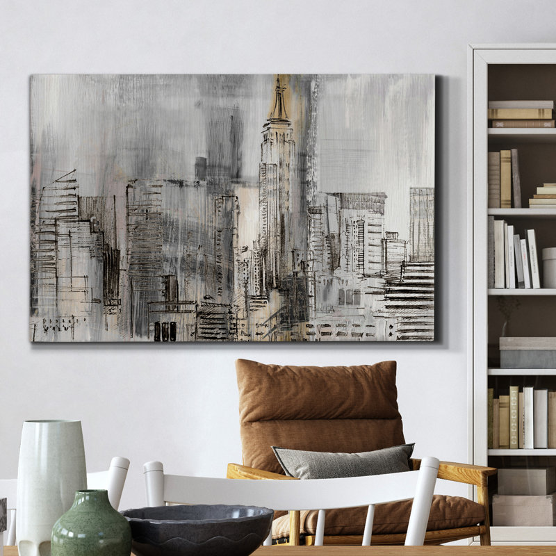 " Empire Twilight Detail ", 24" H x 36" W x 1" D