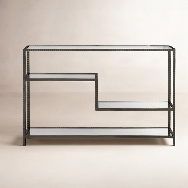 Candice 52'' Glass Top Console Table