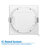 4'' Selectable Color Temperature 10.73 Watt Dimmable Air-Tight IC Rated LED Canless Recessed Lighting Kit