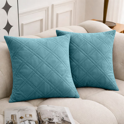 Geometric Square Cushion