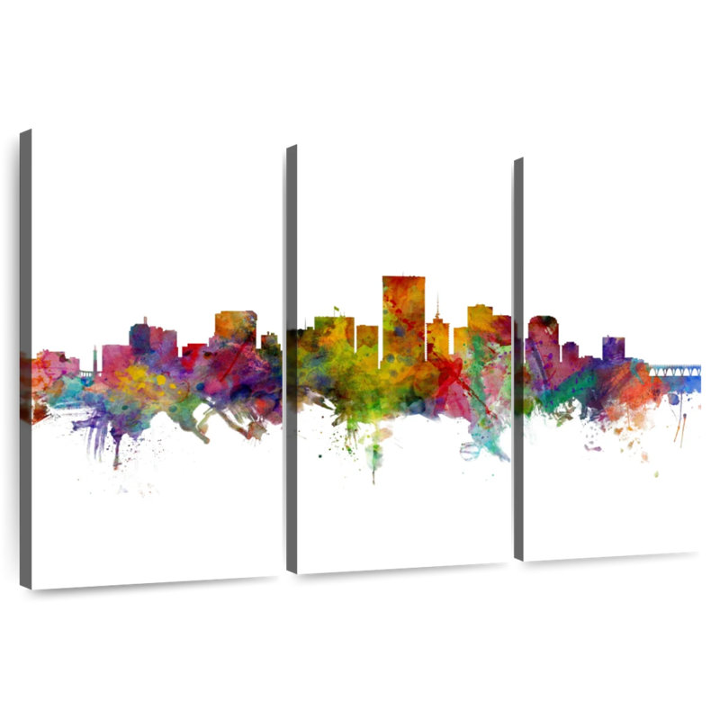 Rorry Richmond Virginia Skyline III, 24" H x 38" W