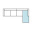 Romelia 3 Seater Velvet Sofa & Chaise-484602439-484602436