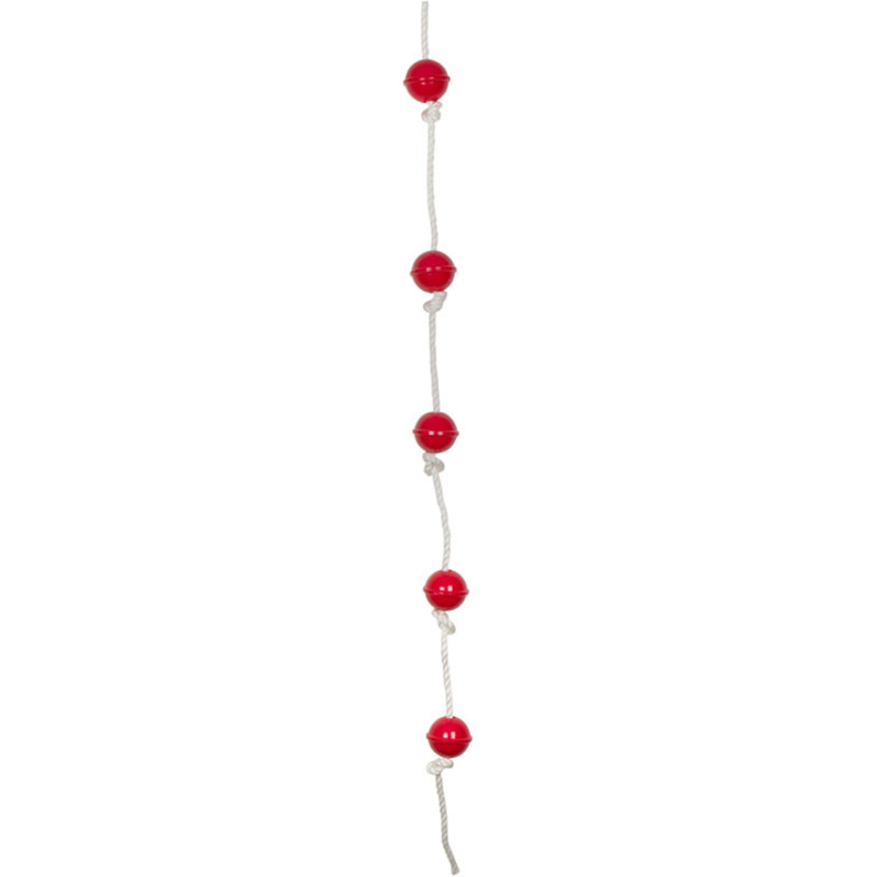 Corde à billes, Rouge