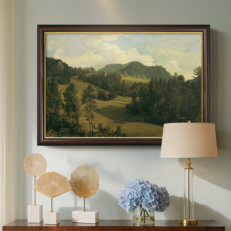 Paysage près de Miesenbach, v. 1830 - Frederic Gauermann - Toile encadrée sur mesure, Noyer doré, Non, 30 x 44